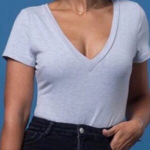 Byegreis Gray Bodysuit Size Large